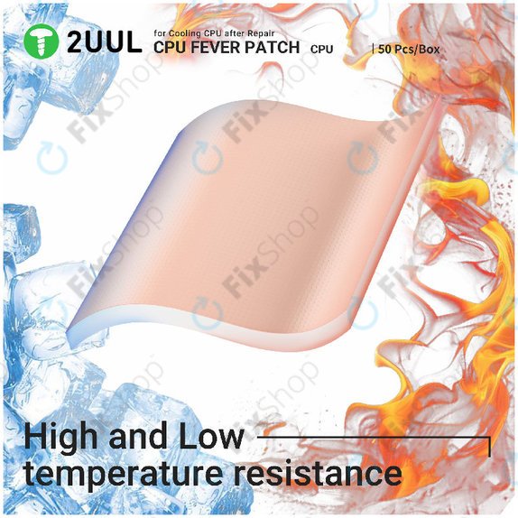 Termopad do CPU, chłodzenie, 2UUL SC09, 17x15x1.5mm