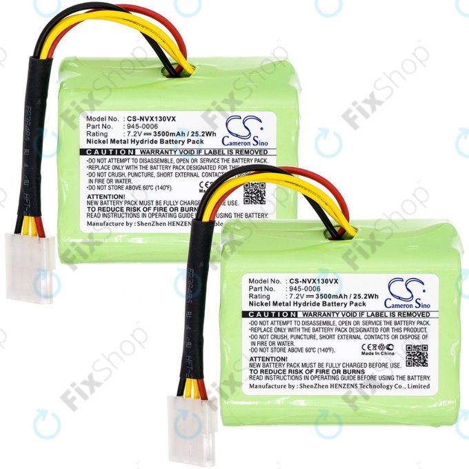 Bateria do Vorwerk Kobold VX100, Pack 945-0006, Ni-MH, 7,2V 3500mAh, HQ