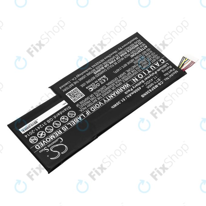Bateria do MSI GF63, MSI GF75, MSI GS63, 4500mAh, Li-Pol, 11.4V, BTY-M6K, HQ