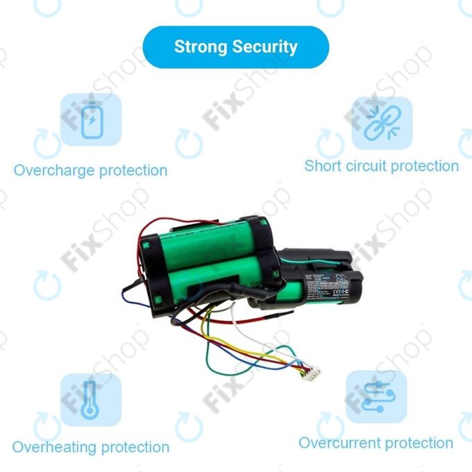 Bateria do Philips PowerPro Duo, PowerPro Aqua, 5ICR19/65, Li-Ion, 18,5V 2500mAh, HQ