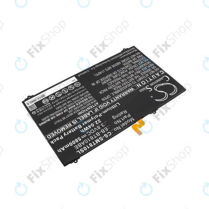 Bateria do Samsung Galaxy Tab S2, 5800mAh, Li-Pol, 3.8V, EB-BT810ABE, HQ