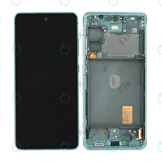 Wyświetlacz do Samsung S20 FE G780F, Ekran dotykowy z ramką, GH82-24220D, GH82-31328D, GH82-31329D, GH82-24219D, Cloud Mint, Genuine Service Pack