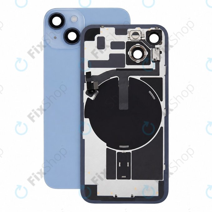 Szkło tylnej obudowy do iPhone 14, Blue, Pulled A