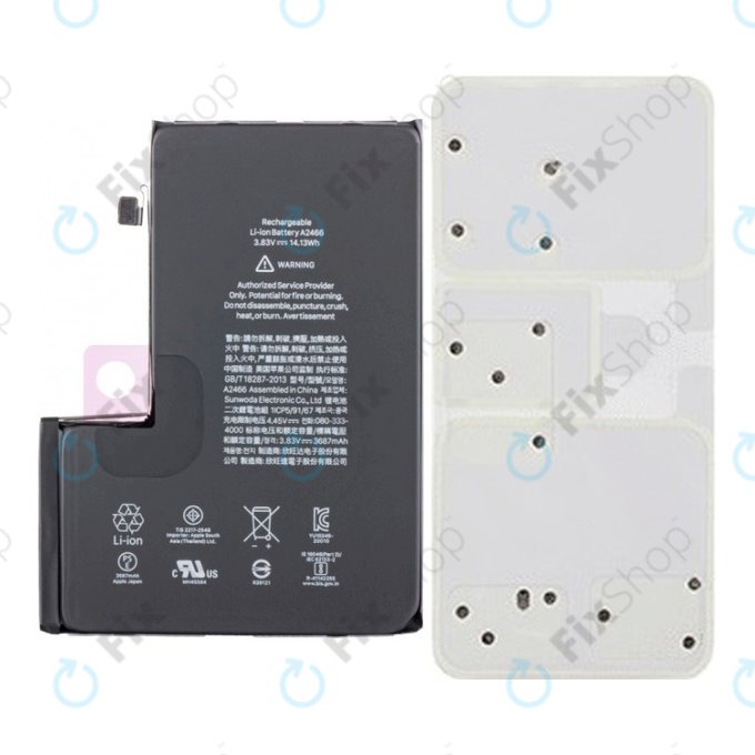 Bateria do iPhone 12 Pro Max, 661-18428, 3687mAh, Genuine Apple