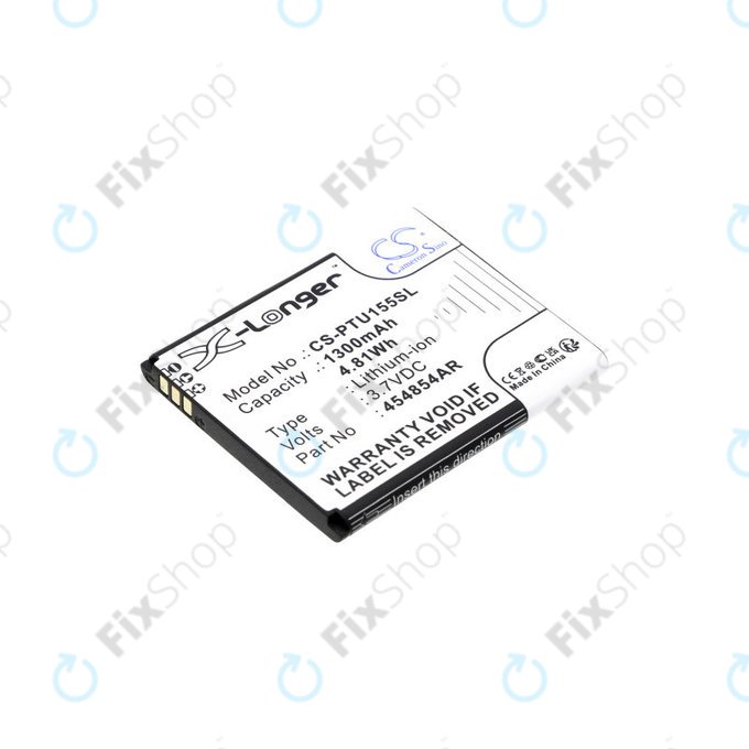 Bateria do Panasonic Kx-Tu150, Kx-Tu150exr, 1300mAh, Li-Ion, 3.7V, 454854AR, HQ