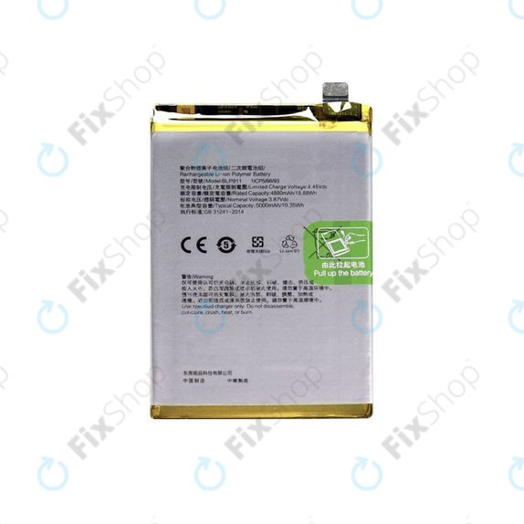 Bateria do Realme 9i, 9 Pro, BLP911, 5000mAh