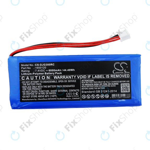 Bateria do DJI Inspire 1, 2, Phantom 3, 4, 6000mAh, Li-Pol, 7.4V, 1650120, HQ