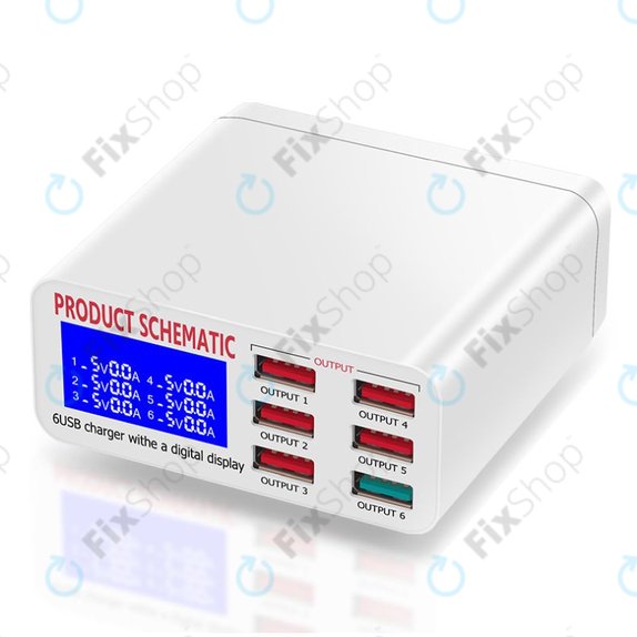 Stacja ładująca USB z USB 3.0, Product Schematic 896