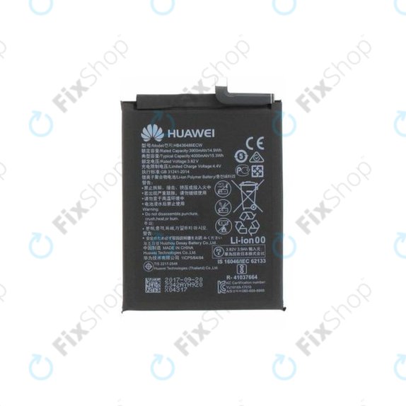 Bateria do Huawei Mate 10 Pro BLA-L29, P20 Pro, Mate 10, View 20, Mate 20, Honor 20 Pro, HB436486ECW, 4000mAh, 24022342, 24022827, Genuine Service Pack