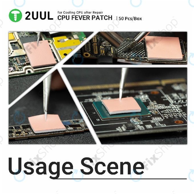 Termopad do CPU, chłodzenie, 2UUL SC09, 17x15x1.5mm