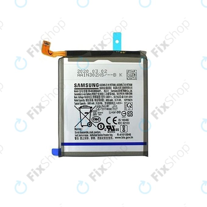 Bateria do Samsung S20 Ultra G988F, EB-BG988ABY, 5000mAh, GH82-22272A, Genuine Service Pack