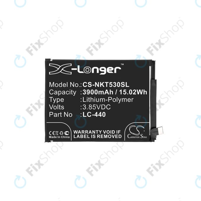 Bateria dla Nokia 5.3, 3900mAh, Li-Pol, 3.85 V, LC-440, HQ