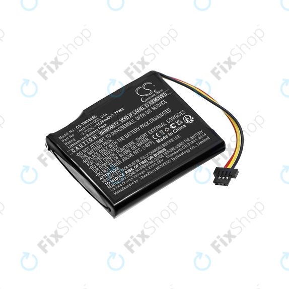 Bateria do TomTom Start 60, 1020mAh, Li-Ion, 3.7V, VFA, HQ
