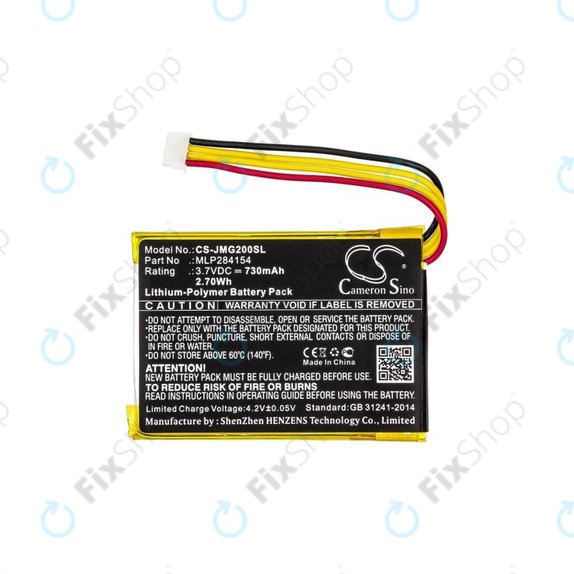Bateria do JBL Go 2, Li-Pol, 730mAh, HQ