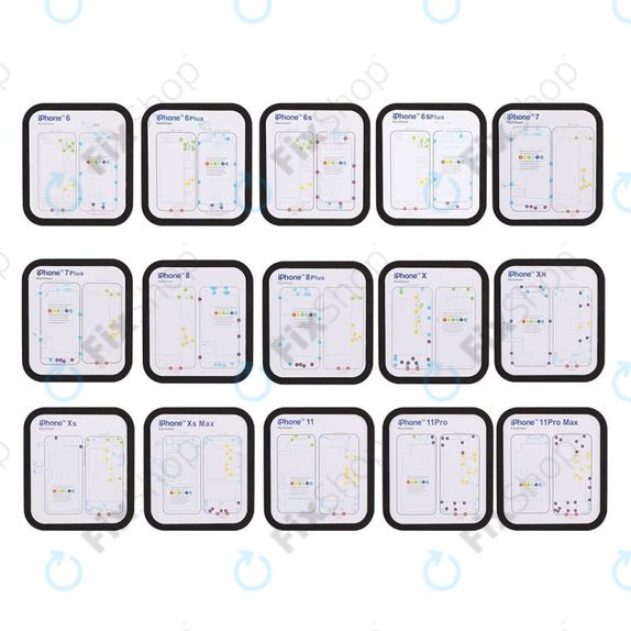 Magnetyczna mata na śruby do iPhone 6 – 11 Pro Max