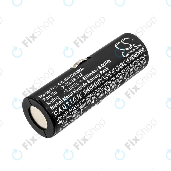 Bateria do Heine Beta Handles, Heine Ophthalmoscope Beta 200, 850mAh, Ni-MH, 3.6V, X-02.99.382, BATT/110904-A1, HQ