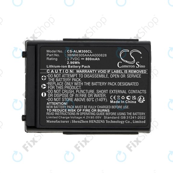 Bateria do Alcatel Mobile 300, 400 Dect, Mobile Reflexes 300, 400, 800mAh, Li-Ion, 3.7V, 3BN66305AAAA000828, HQ