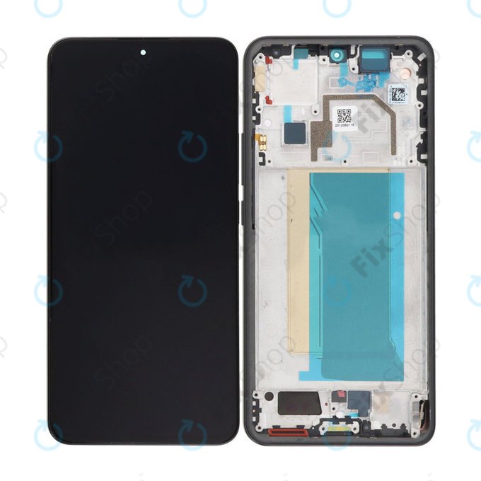 Wyświetlacz OLED do Xiaomi 13T, 13T Pro, Ekran dotykowy z ramką, Czarny, Black