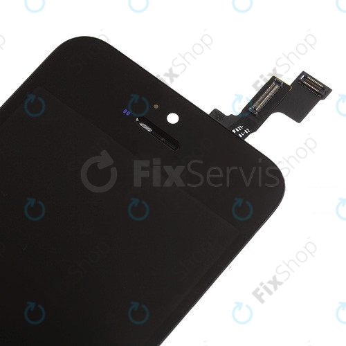 Wyświetlacz dla iPhone 5S, SE, Black, Ekran dotykowy z ramką