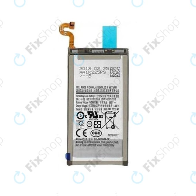 Bateria do Samsung S9 G960F, EB-BG960ABE, 3000mAh
