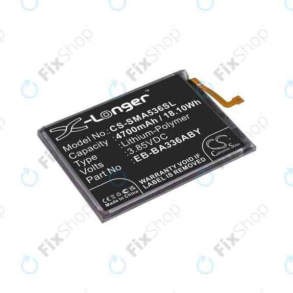 Bateria dla Samsung A33 A336B, A53 A536B, 4700mAh, Li-Pol, 3.85 V, EB-BA336ABY, HQ