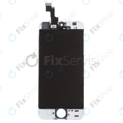 Wyświetlacz dla iPhone 5S, SE, White, Ekran dotykowy z ramką