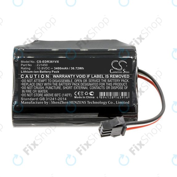 Bateria do Ecovacs Deebot Slim, D36, 3400mAh, Li-Ion, 10.8V, ZJ1450, HQ