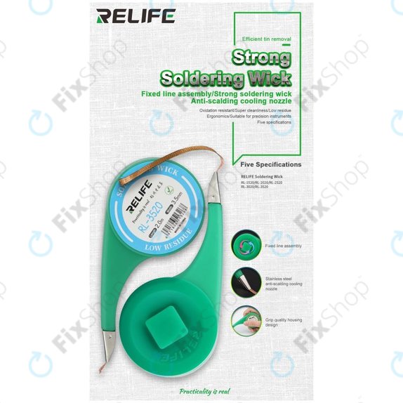 Plecionka do rozlutowywania, 1,5mm, Relife RL-1520