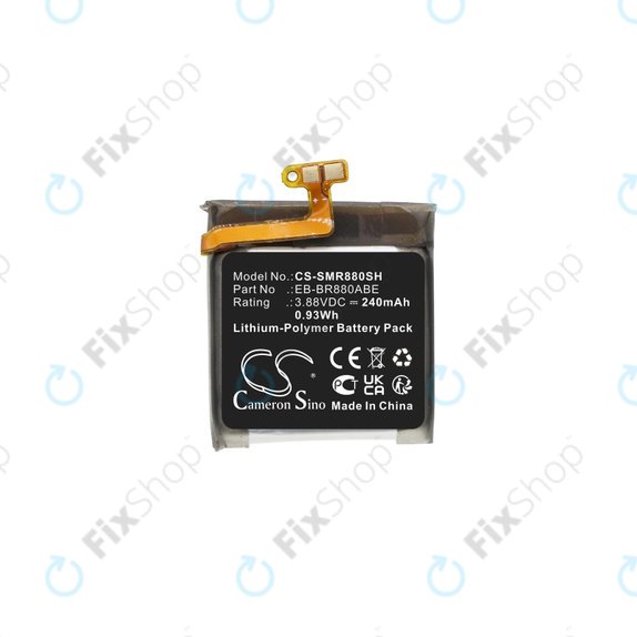 Bateria do Samsung Galaxy Watch 4 40mm, Watch4 Classic 42mm, 240mAh, Li-Pol, 3.88V, EB-BR880ABE, HQ