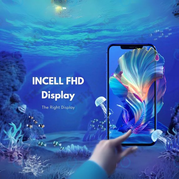Wyświetlacz In-Cell FHD dla iPhone 16e, 17e, Ekran dotykowy z ramką, FixPremium