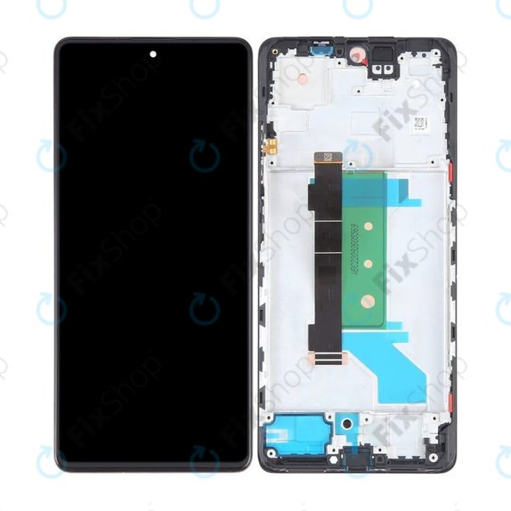 Wyświetlacz OLED do Xiaomi Redmi Note 12 Pro+ 5G, Ekran dotykowy z ramką, Midnight Black