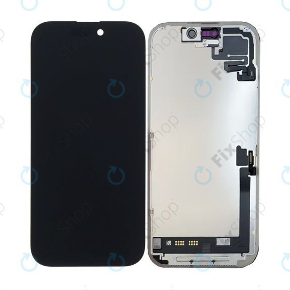Wyświetlacz dla iPhone 17, Ekran dotykowy z ramką, Refurbished