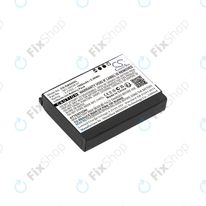 Bateria do Garmin Aera 500, 510, 550, 560, Nuvi 500, 510, 550, Zumo 220, 600, 650, 660, 660LM, 010-11143-00, 361-00038-01, 1880mAh, HQ