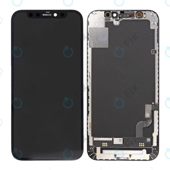 Wyświetlacz In-Cell FHD dla iPhone 12 Mini, Ekran dotykowy z ramką, FixPremium