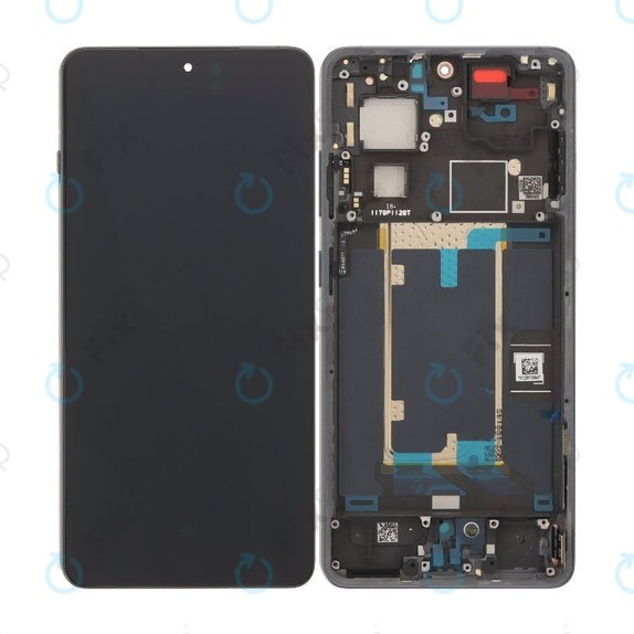 Wyświetlacz OLED do OnePlus 13R 5G CPH2645, Ekran dotykowy z ramką, Czarny, Black