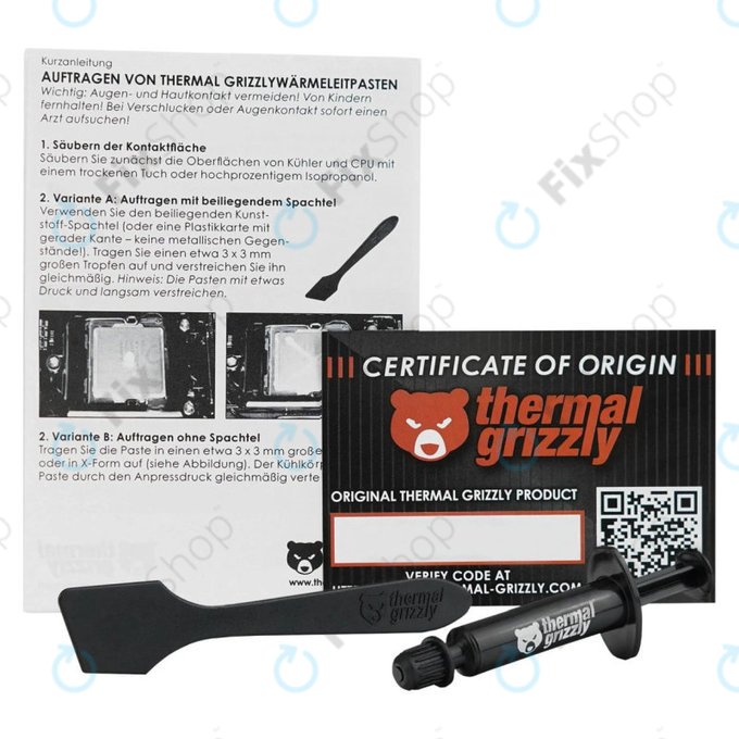 Pasta termoprzewodząca 1g, Thermal Grizzly Kryonaut