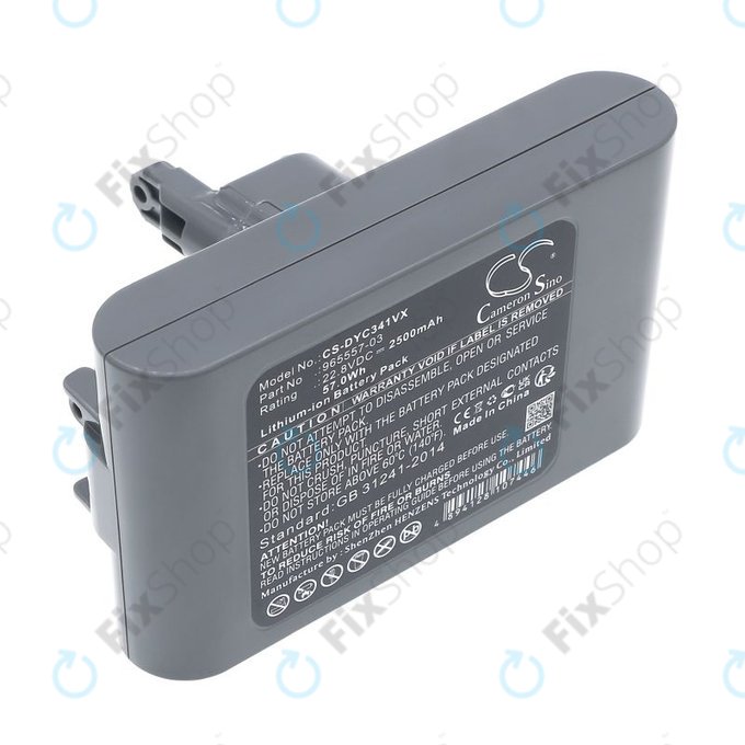 Bateria do Dyson DC31, DC34, DC35, DC44, DC56, 2500mAh, Li-Ion, 22.8V, 965557-03, HQ