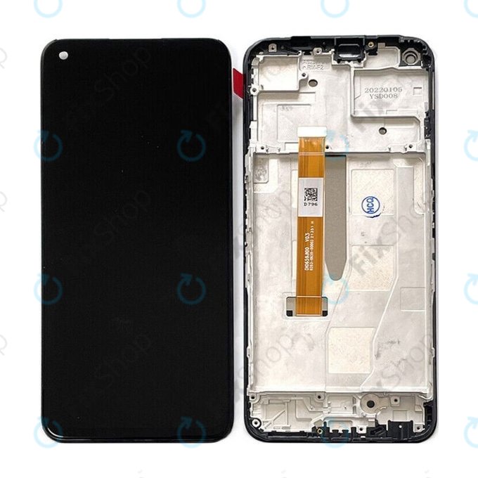 Wyświetlacz do Realme 9 Pro RMX3471, RMX3472, Ekran dotykowy z ramką, TFT