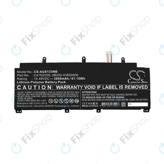 Bateria do Asus ROG Flow X13 GV301QE-K6008, 3950mAh, Li-Pol, 15.48V, C41N2009, HQ