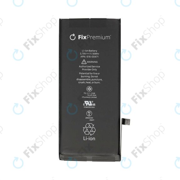 Bateria dla iPhone XR, 2942mAh, FixPremium