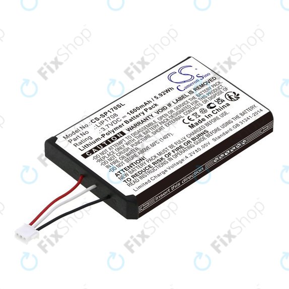 Bateria do Sony PS5 DualSense, 1600mAh, Li-Pol, 3.7V, LIP1708, HQ