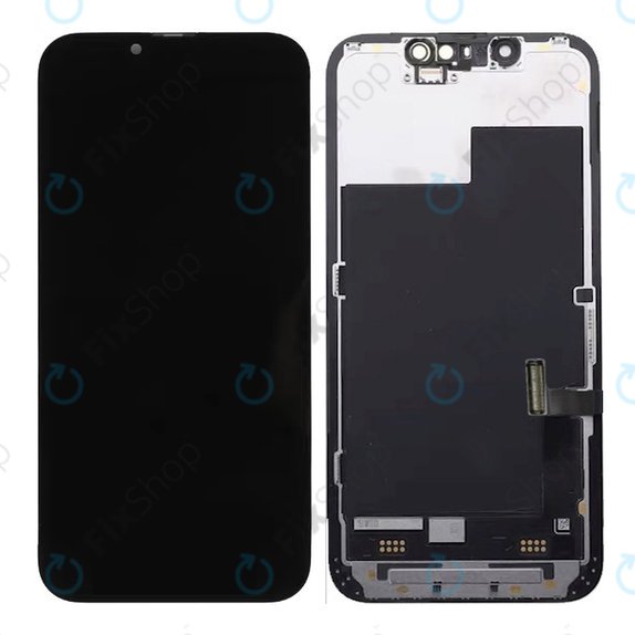 Wyświetlacz Soft OLED dla iPhone 13 Mini, Ekran dotykowy z ramką, FixPremium