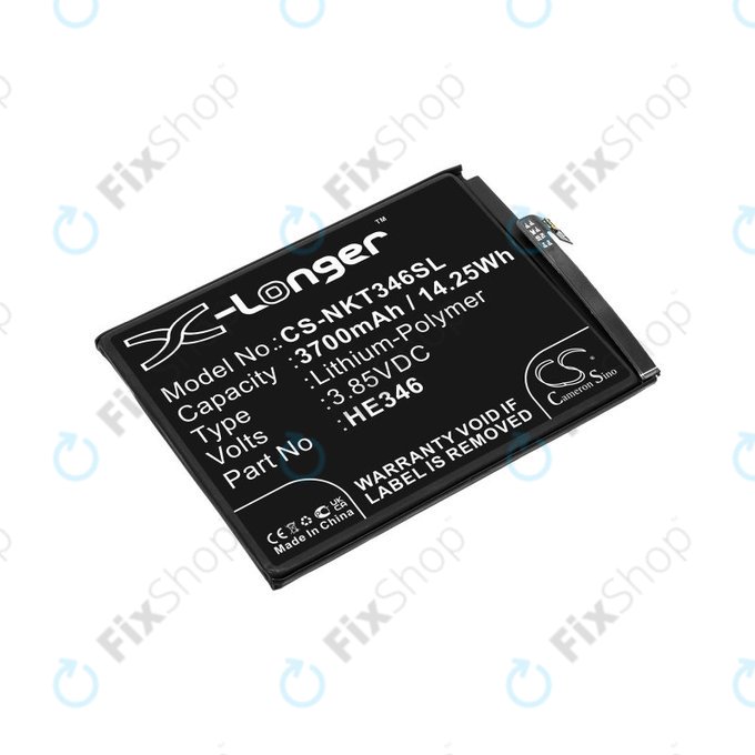 Bateria dla Nokia 7 Plus, 3700mAh, Li-Pol, 3.85 V, HE346, HQ