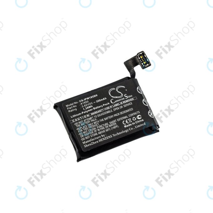 Bateria dla Apple Watch 3 42 mm, 350mAh, GPS + Cellular Version, Li-Pol, 3.82 V, A1850, HQ