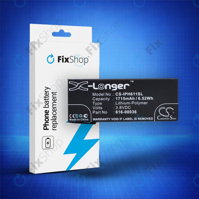 Bateria do iPhone 6S, 616-00036, 1715mAh, HQ