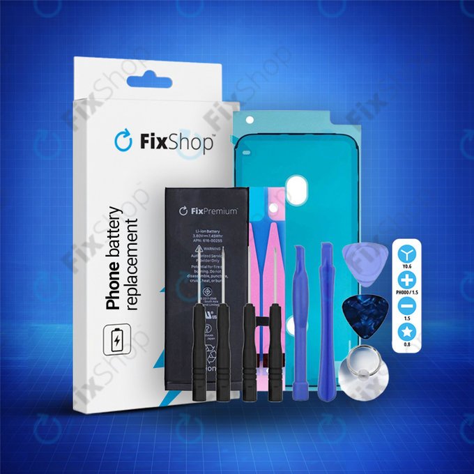 Bateria dla iPhone 7, 1960mAh, Klej (Adhesive), Narzędzia, FixPremium
