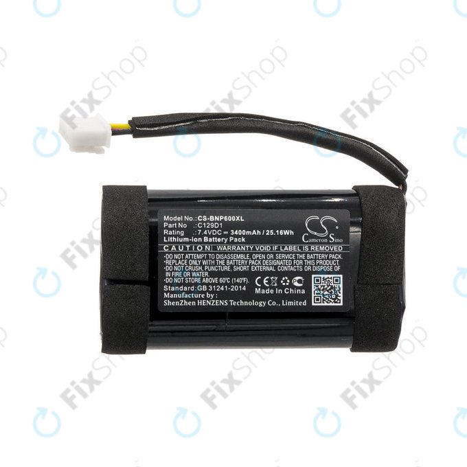 Bateria do Bang & Olufsen Beoplay P6, 3400mAh, Li-Ion, 7.4V, C129D1, HQ