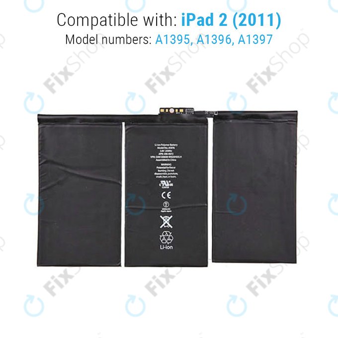 Bateria dla iPad 2, 6500mAh