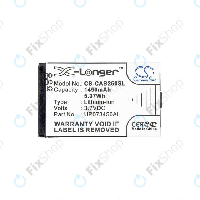 Bateria do Caterpillar CAT B25, UP073450AL, 1450mAh, HQ