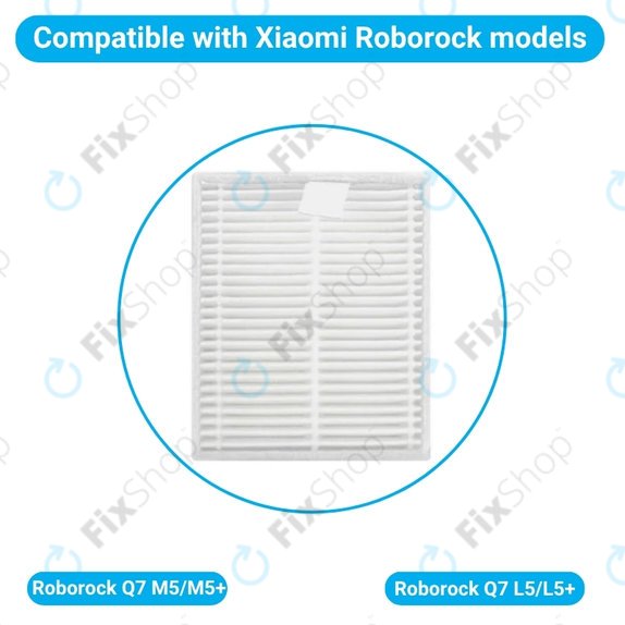 Filtr przeciwpyłowy, 2 szt. do Xiaomi Roborock Q7 M5, Q7 M5+, Q7 L5, Q7 L5+